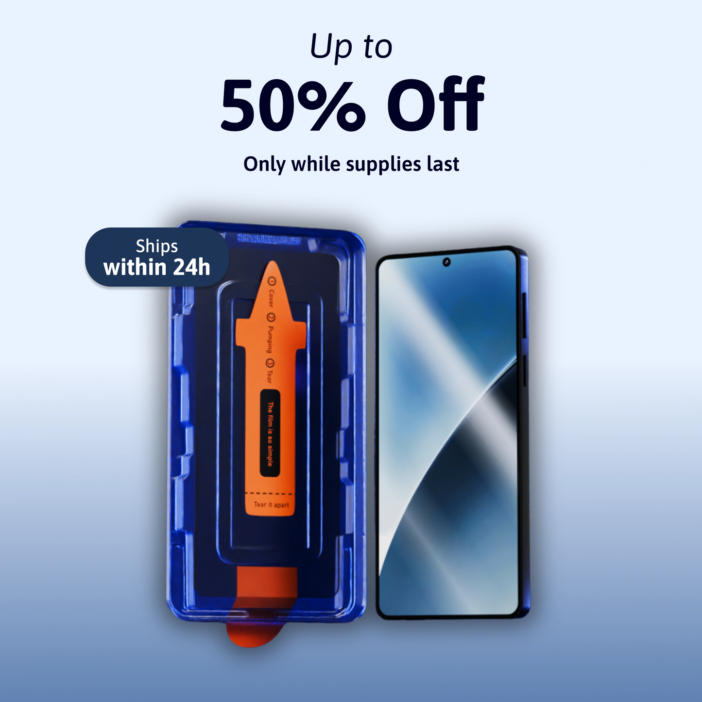 3 in 1 Screen Protector - Redmi