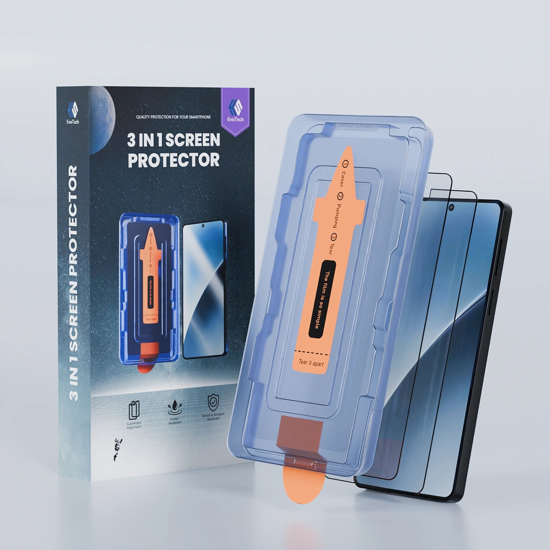3 in 1 Screen Protector - Redmi