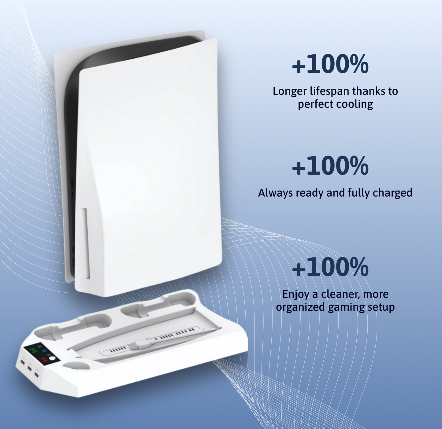 PS5 Cooling & Charging Station